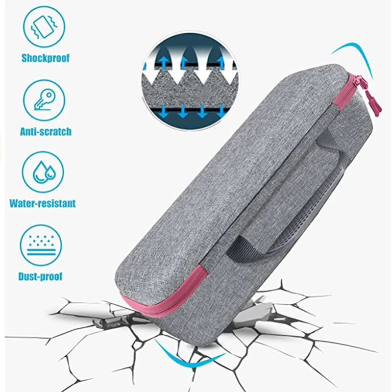 Durable EVA hard portable carrying case for Revlon One-Step Hair Dryer and Volumizer, designed for secure storage and travel protection