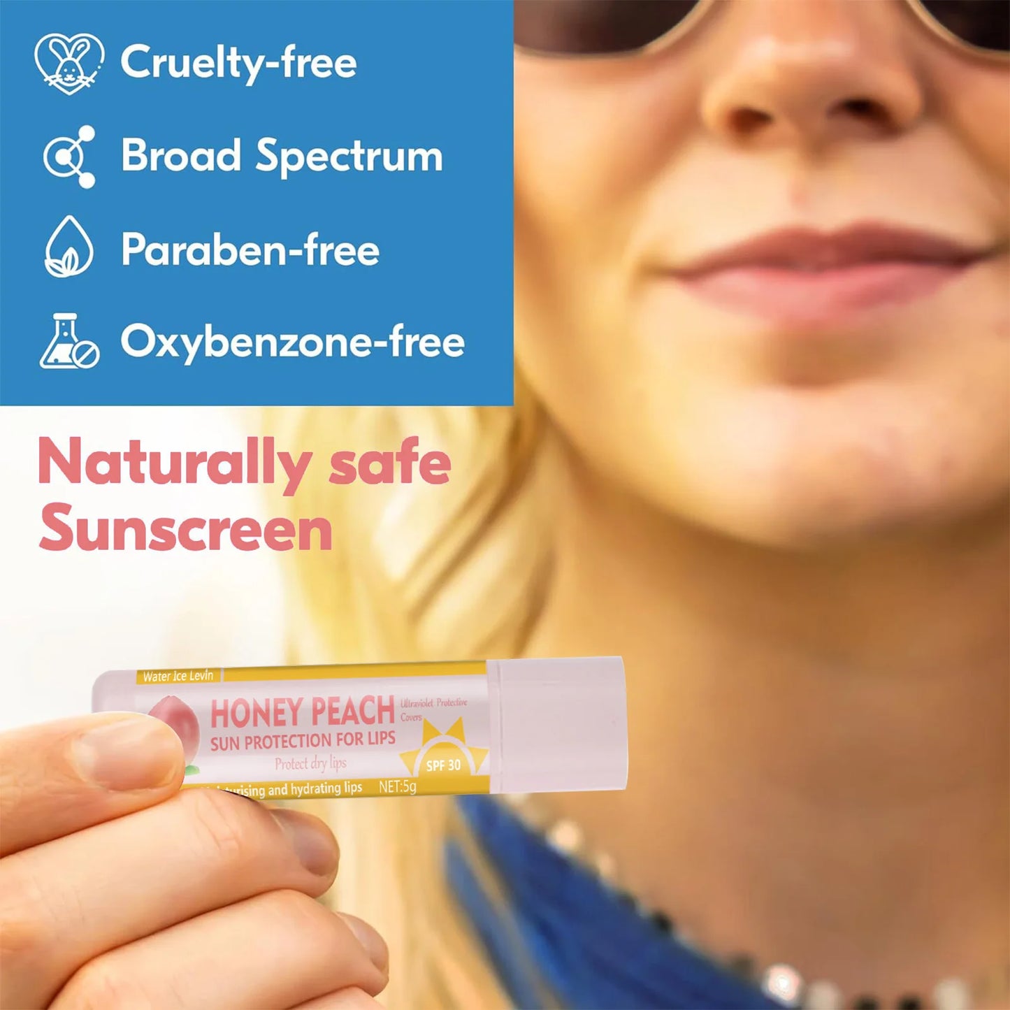 Banana Kiss Sunscreen Lip Balm SPF 30 UVA