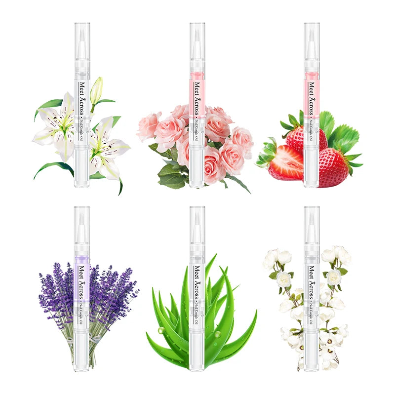 5ml nail and cuticle oil pen for nourishment and hydration, designed to treat dry nails and cuticles, promoting healthy, strong nails and soft skin