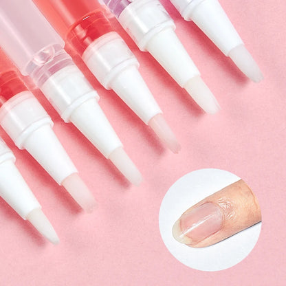 5ml nail and cuticle oil pen for nourishment and hydration, designed to treat dry nails and cuticles, promoting healthy, strong nails and soft skin